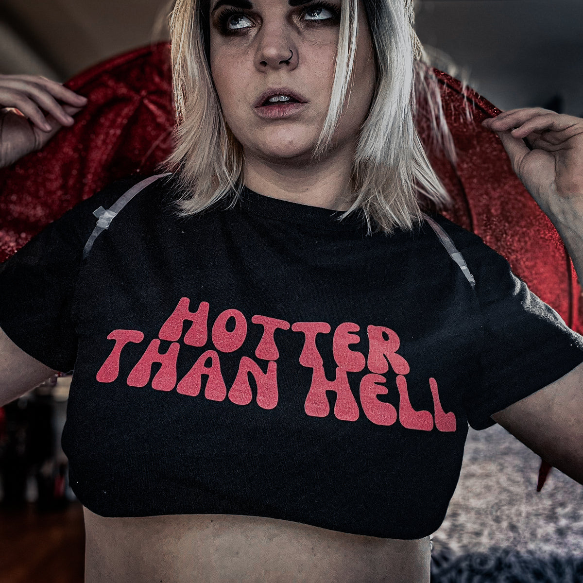 HTH hotter than hell Tシャツ 黒 - メルカリ