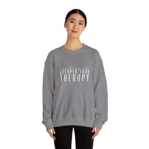 Reading is Therapy Crewneck