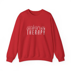 Reading is Therapy Crewneck