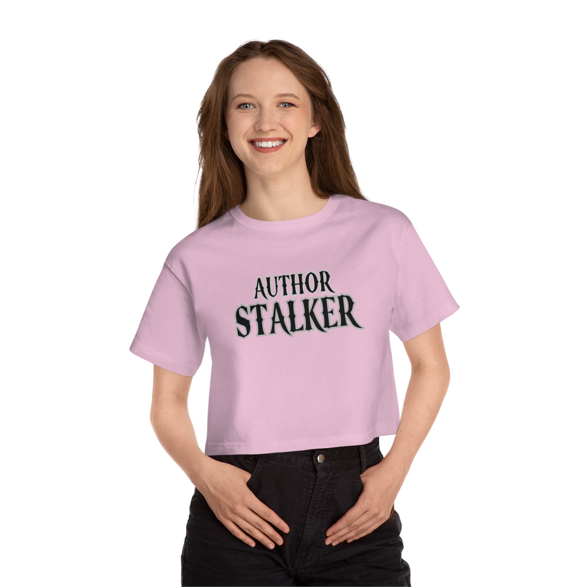 Author Stalker Cropped T-Shirt