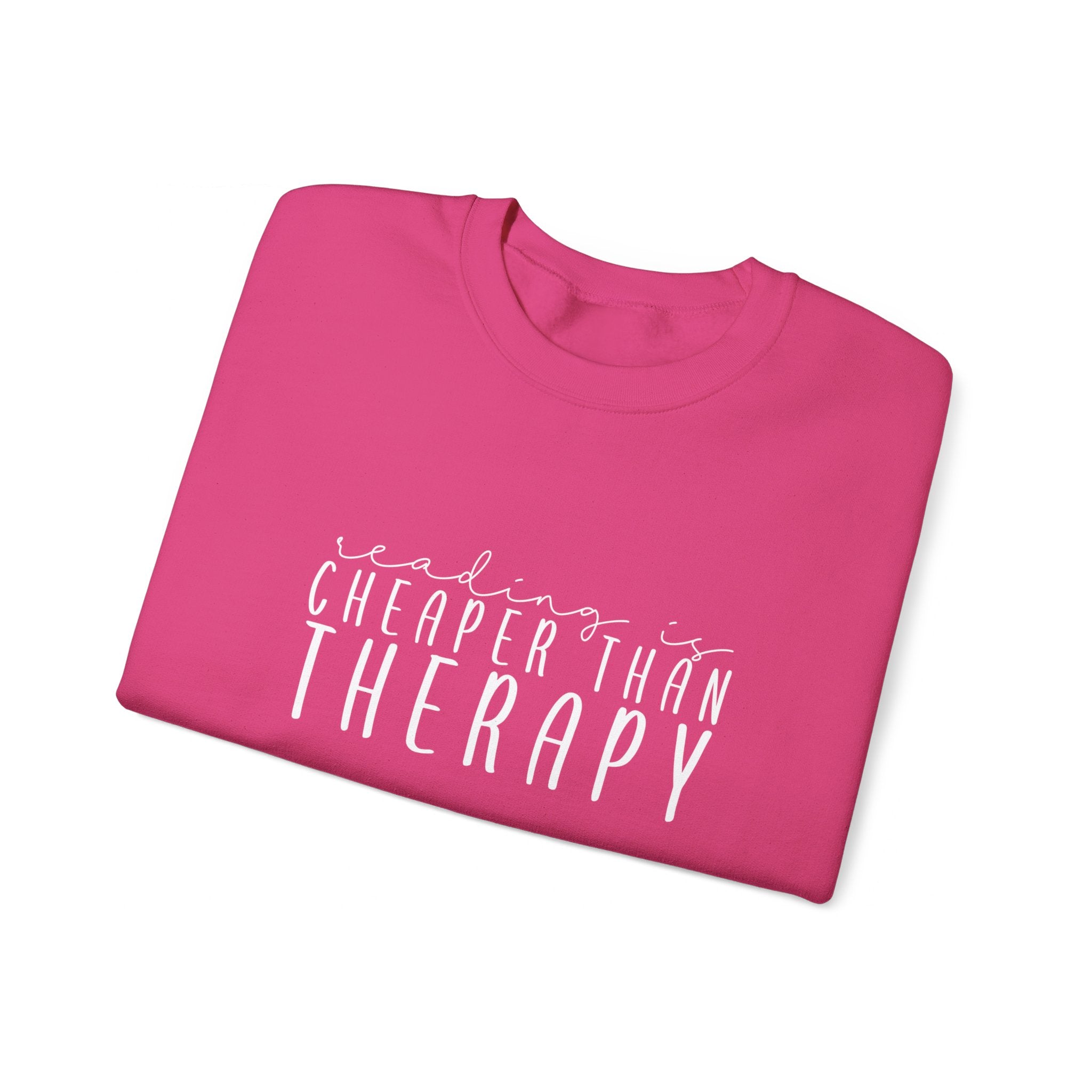 Reading is Therapy Crewneck