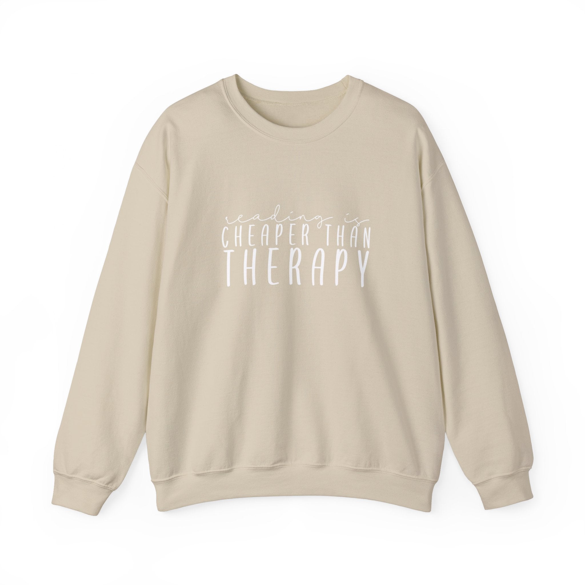 Reading is Therapy Crewneck