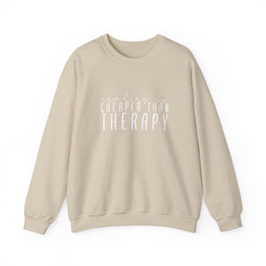 Reading is Therapy Crewneck