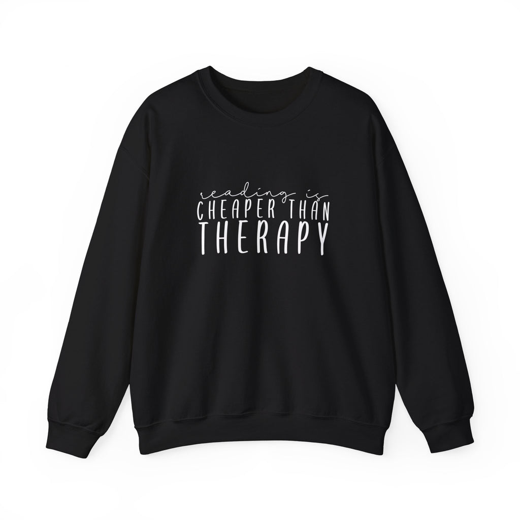 Reading is Therapy Crewneck