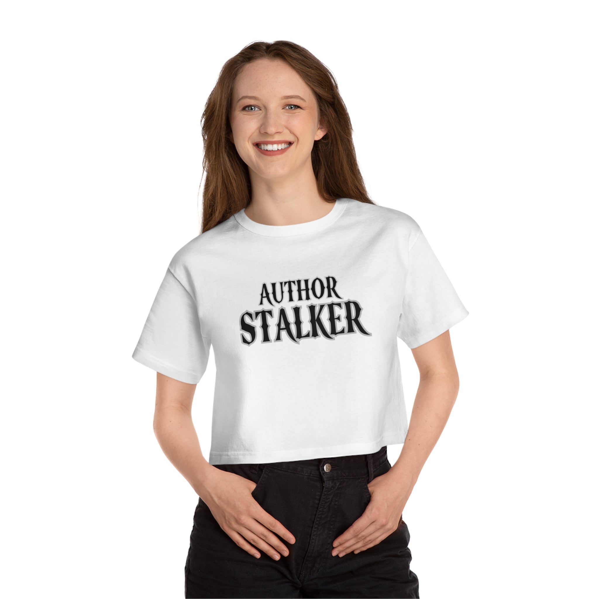 Author Stalker Cropped T-Shirt