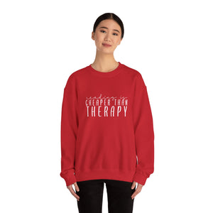 Reading is Therapy Crewneck