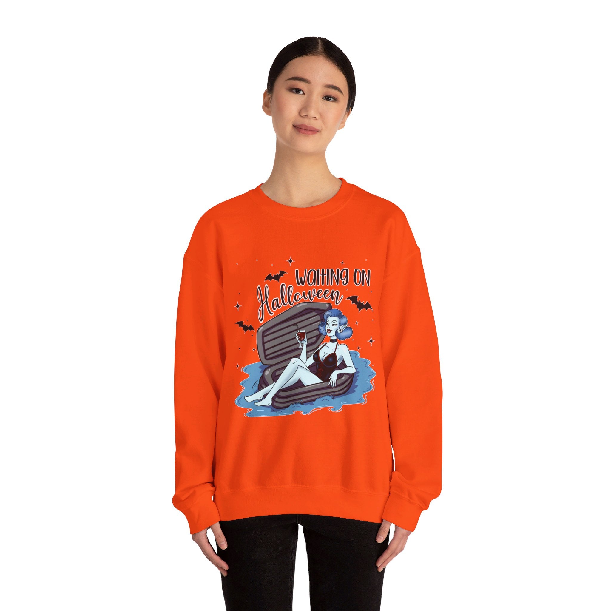 Waiting Halloween Crewneck