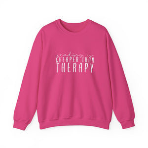 Reading is Therapy Crewneck