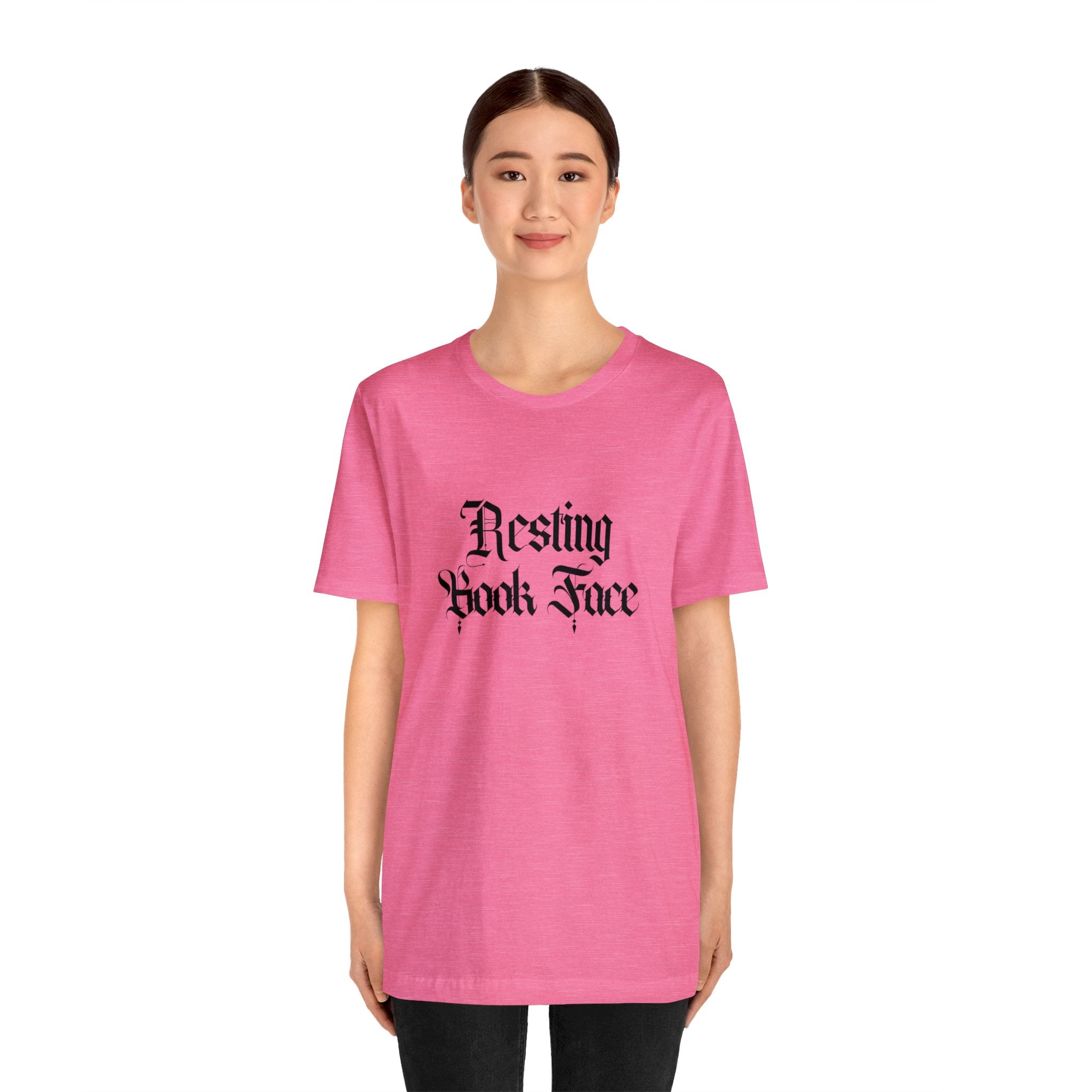 Resting Book Face Tee