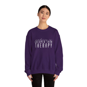 Reading is Therapy Crewneck