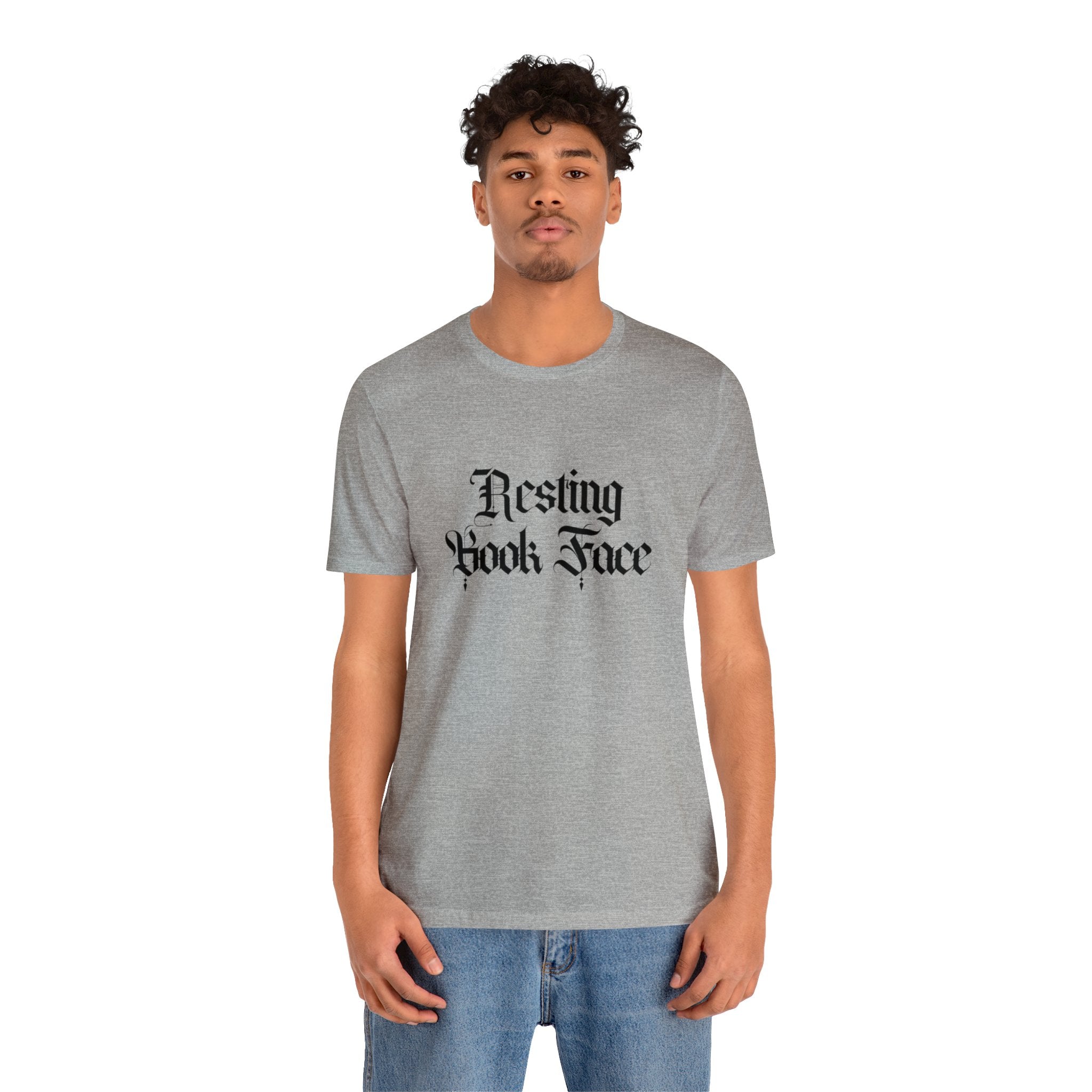 Resting Book Face Tee