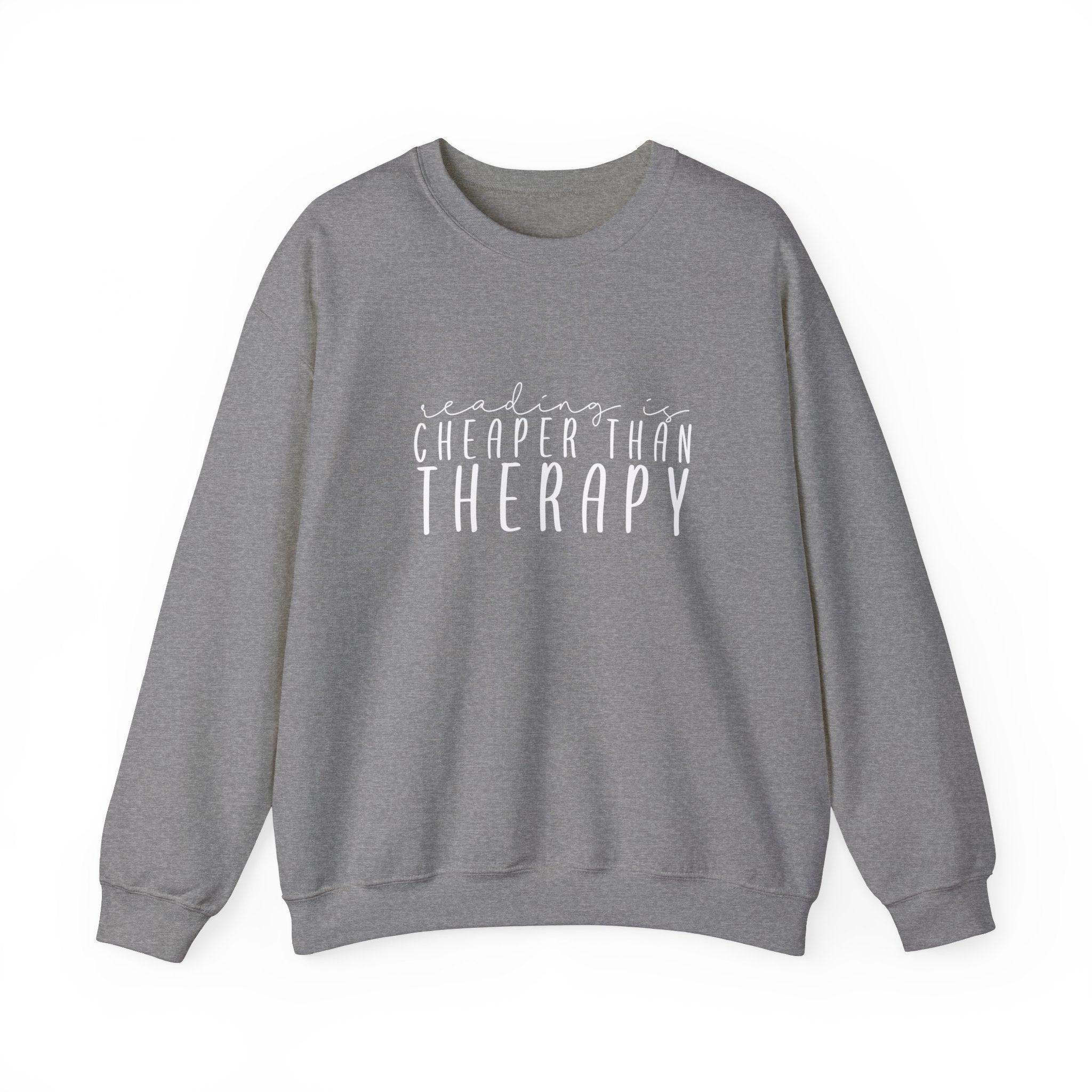 Reading is Therapy Crewneck