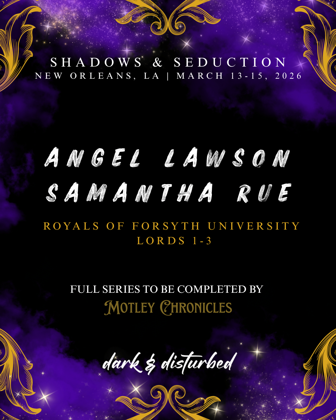 SHADOWS & SEDUCTION - PICK UP ONLY