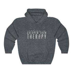 Reading is Therapy Hooded Sweatshirt